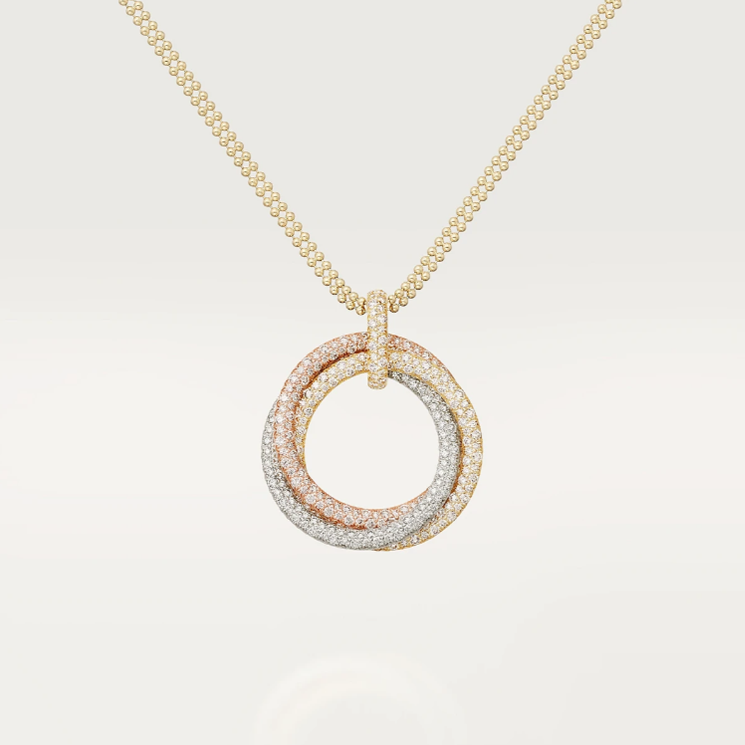 Golden | Diamanthalsband med Elegant Glans