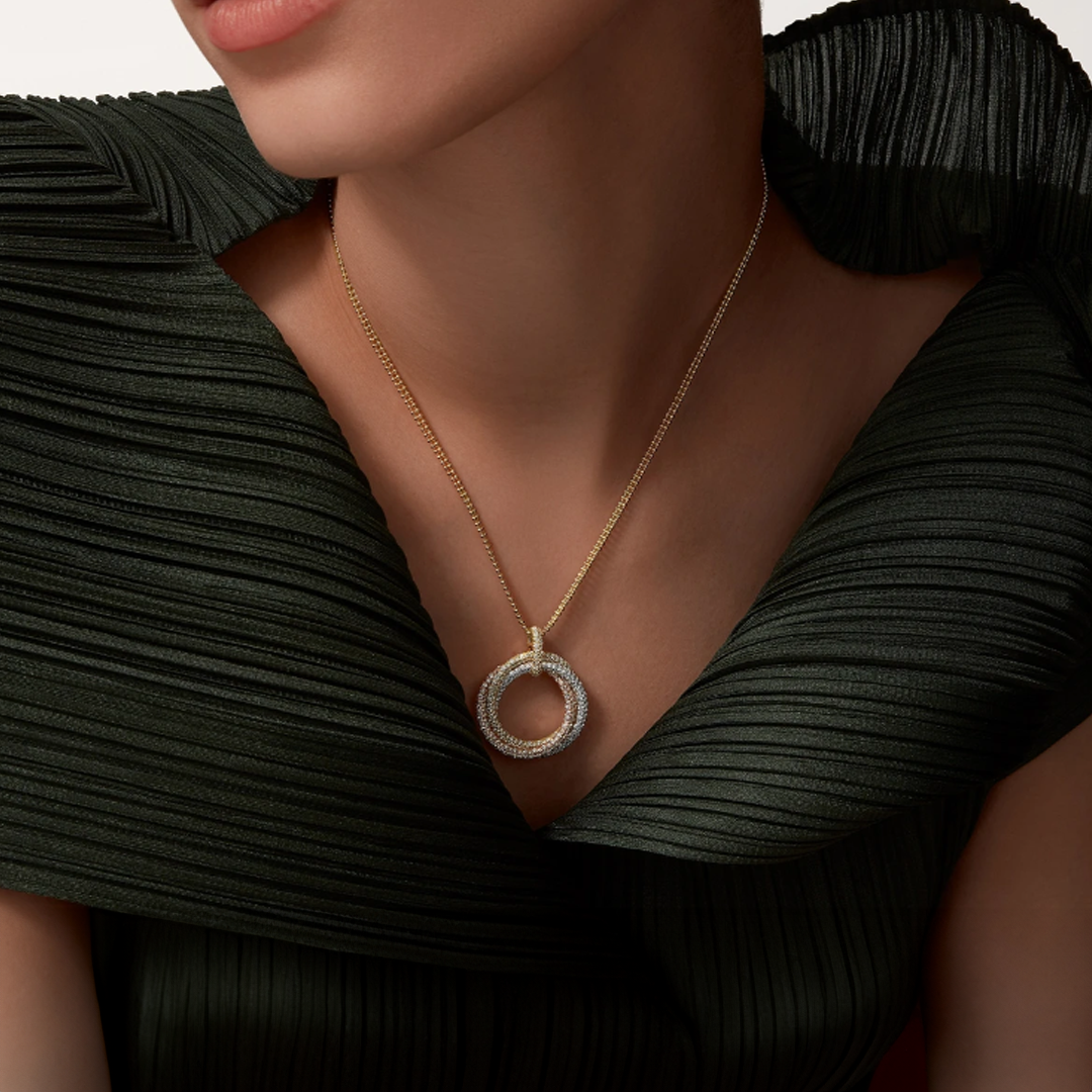 Golden | Diamanthalsband med Elegant Glans