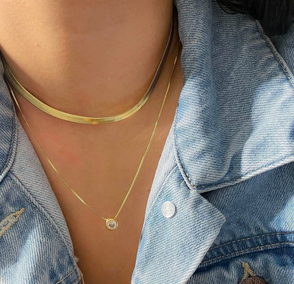 Pärl Diamant Halsband