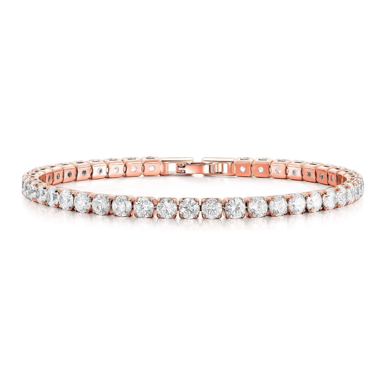 Roséguld Glans | Tennisarmband