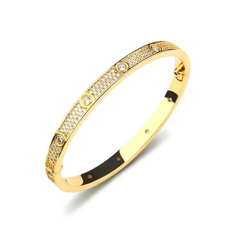 Golden Eternity | Zirkonarmband