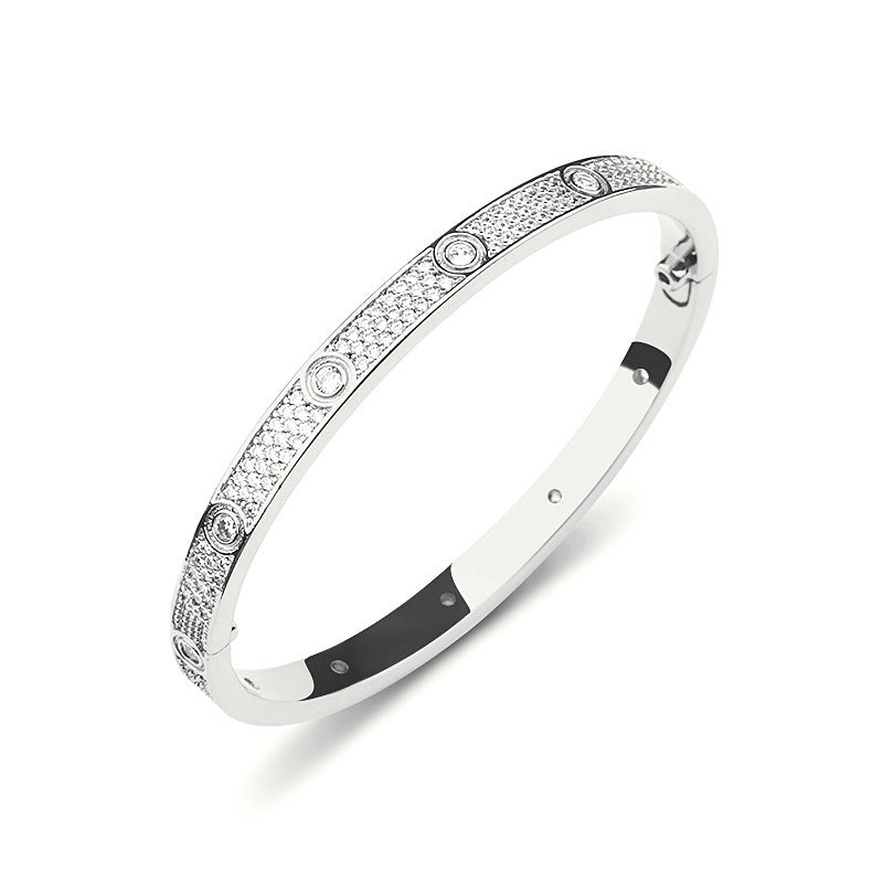 Silver Evighet | Zirkonarmband