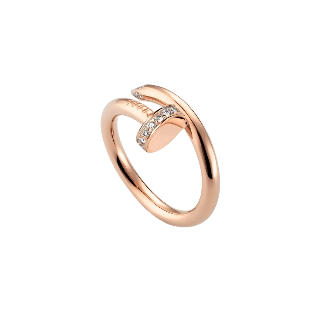 Roséguld Lyster | Diamantring