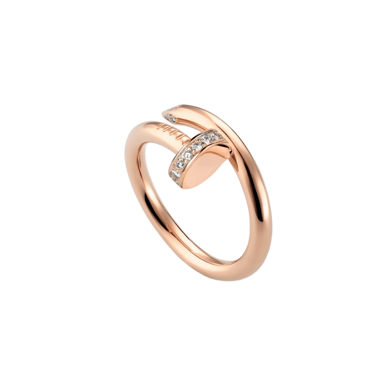 Roséguld Lyster | Diamantring