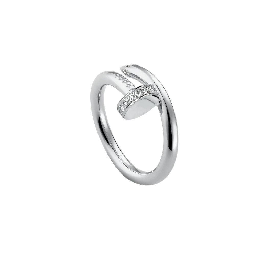 Silver Lyster | Diamantring
