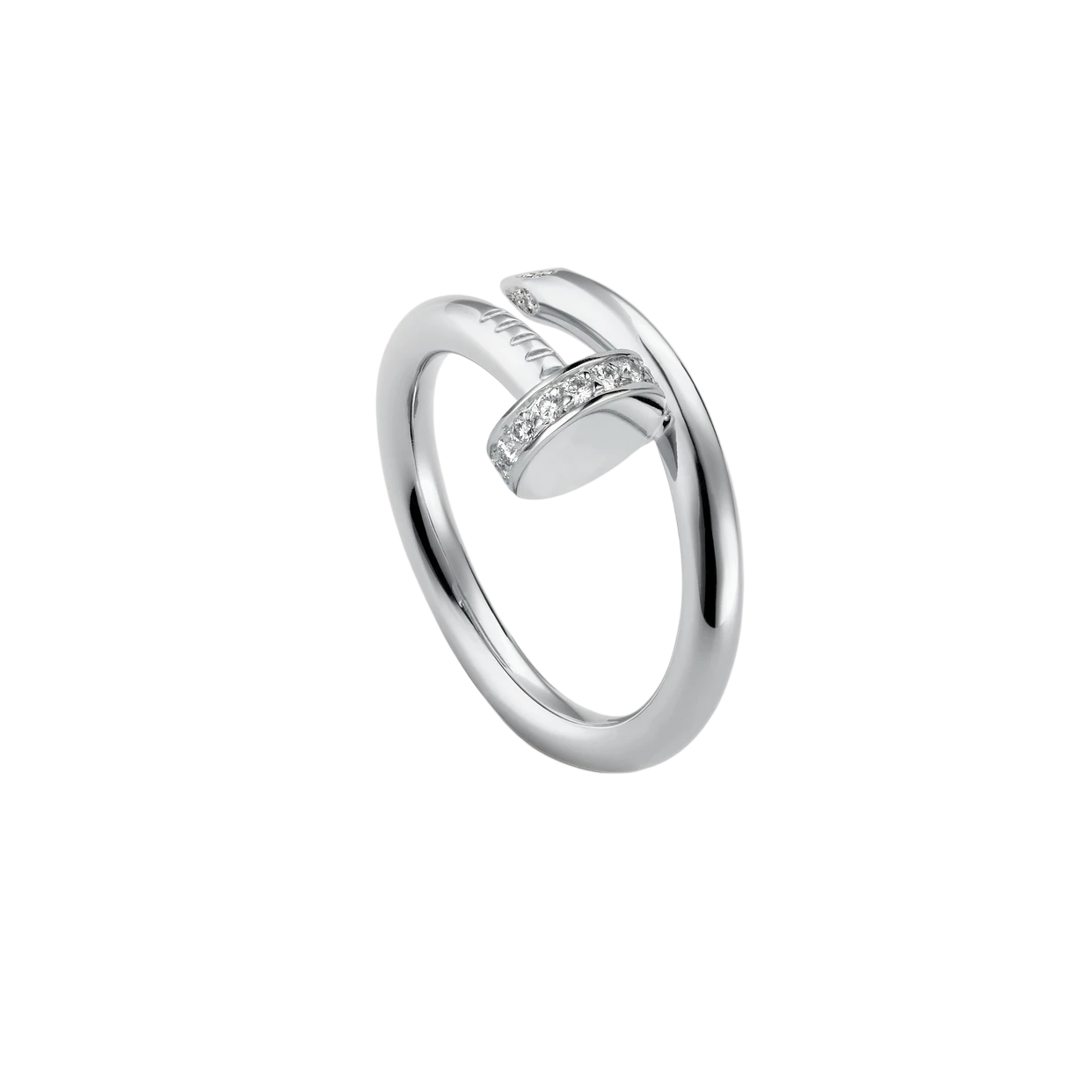 Silver Lyster | Diamantring
