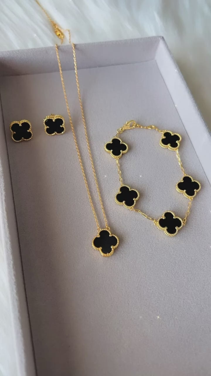 Golden Black Luxe | Klöverset