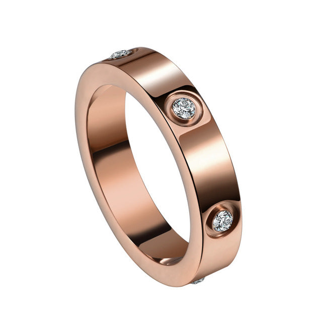 Roséguld Evighet | Diamantring